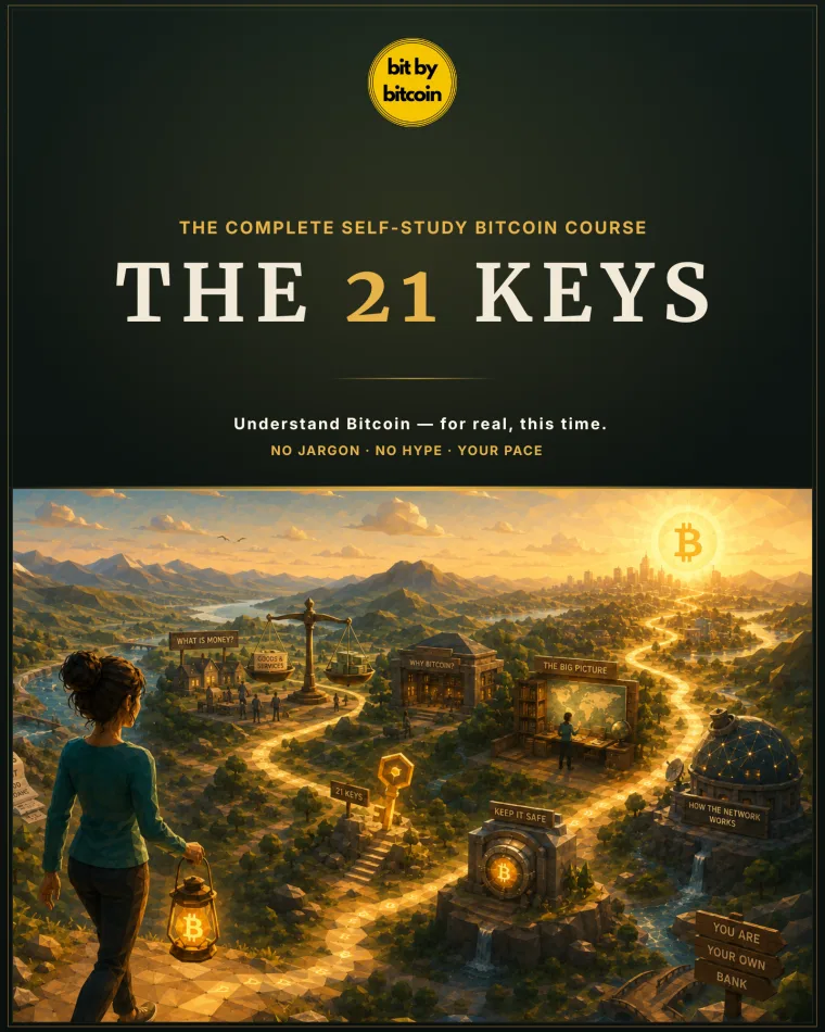 The 21 Keys — the complete self-study Bitcoin course workbook
